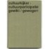 Cultuurkijker - cultuurparticipatie gewikt / gewogen