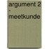 Argument 2 - Meetkunde