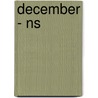 December - NS door Annie M.G. Schmidt