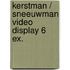 Kerstman / Sneeuwman video display 6 ex.