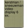 Kerstman / Sneeuwman video display 6 ex. door R. Briggs