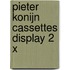Pieter Konijn cassettes display 2 x
