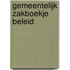 Gemeentelijk zakboekje beleid door L. Asselberghs