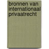 Bronnen van internationaal privaatrecht door J. Erauw