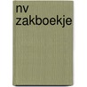 NV zakboekje by Unknown