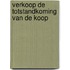 Verkoop de totstandkoming van de koop