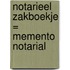 Notarieel zakboekje = Memento notarial