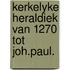 Kerkelyke heraldiek van 1270 tot joh.paul.