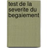 Test de la severite du begaiement door R. Boey
