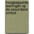 Hoogbegaafde leerlingen op de secundaire school