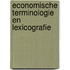 Economische terminologie en lexicografie