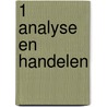 1 Analyse en handelen by Van Dooren