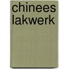 Chinees lakwerk door Y.M. So