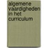 Algemene vaardigheden in het curriculum