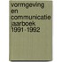 Vormgeving en communicatie jaarboek 1991-1992