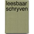 Leesbaar schryven