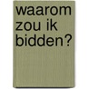 Waarom zou ik bidden? by L. Snoek