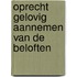 Oprecht gelovig aannemen van de beloften