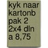 Kyk naar kartonb pak 2 2x4 dln a 8,75