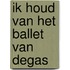 Ik houd van het ballet van Degas
