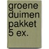 Groene duimen pakket 5 ex.