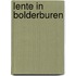 Lente in bolderburen