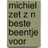 Michiel zet z n beste beentje voor