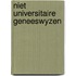 Niet universitaire geneeswyzen