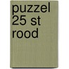 Puzzel 25 st Rood door Onbekend
