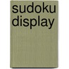 Sudoku display by Unknown