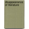 Disappearance of literature door Charles Johnson