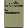 Linguistic exploitation synt. database by Halteren