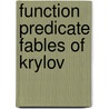 Function predicate fables of krylov by Hamburger