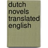 Dutch novels translated english door Vanderauwera