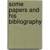 Some papers and his bibliography door Engelmann