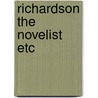 Richardson the novelist etc door Ira Levin