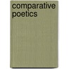 Comparative poetics door Onbekend