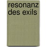 Resonanz des exils door Onbekend