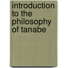 Introduction to the philosophy of tanabe door Ozaki