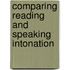 Comparing reading and speaking intonation