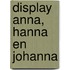 Display Anna, Hanna en Johanna