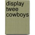 Display Twee cowboys
