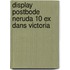 Display Postbode Neruda 10 ex Dans Victoria