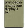 Pramoedya ananta toer display 4 ex. door Onbekend