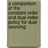 A comparison of the constant-order and dual-index policy for dual sourcing