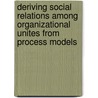 Deriving social relations among organizational unites from process models by M. Song