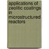 Applications of zeolitic coatings in microstructured reactors