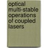 Optical multi-stable operations of coupled lasers