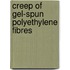Creep of gel-spun polyethylene fibres