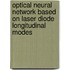 Optical neural network based on laser diode longitudinal modes